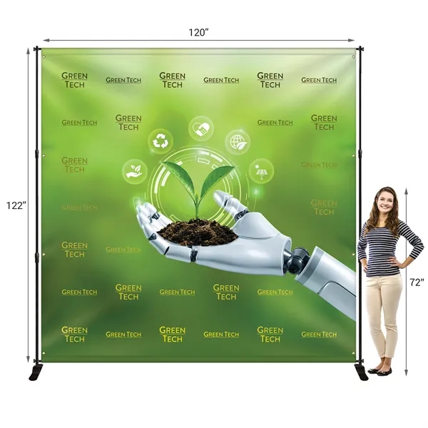 10' x 10' Premium Backdrop Banner Wall Kit - 10' x 10' Premium Backdrop Banner Wall Kit - Image 5 of 7
