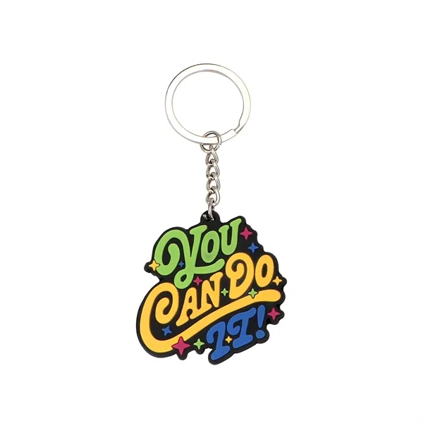 Custom Shape 3D Rubber PVC Keychain - Custom Shape 3D Rubber PVC Keychain - Image 1 of 7
