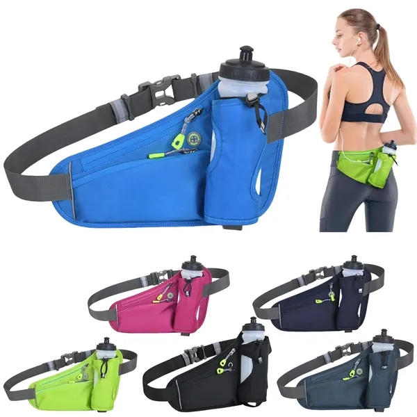 Running Waist Pack Hold Water Bottles Outdoor Sport Hiking - Running Waist Pack Hold Water Bottles Outdoor Sport Hiking - Image 0 of 4