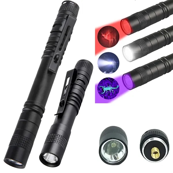 Portable Water-Resistant Mini Small Flashlights With Clip - Portable Water-Resistant Mini Small Flashlights With Clip - Image 0 of 4