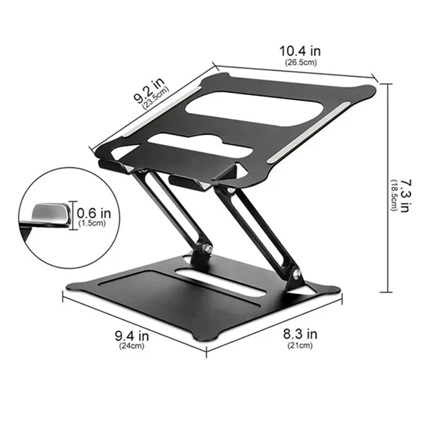 Laptop Notebook Stand Holder Adjustable Portable Riser - Laptop Notebook Stand Holder Adjustable Portable Riser - Image 1 of 4