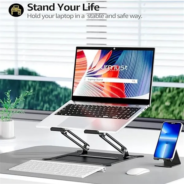 Laptop Notebook Stand Holder Adjustable Portable Riser - Laptop Notebook Stand Holder Adjustable Portable Riser - Image 2 of 4