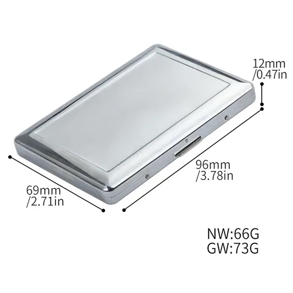 Customizable Metal Cigarette Case - Customizable Metal Cigarette Case - Image 1 of 3