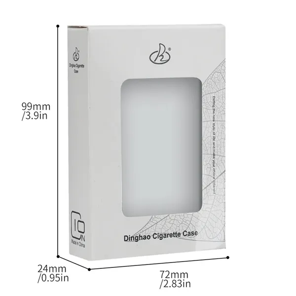 Customizable Metal Cigarette Case - Customizable Metal Cigarette Case - Image 2 of 3