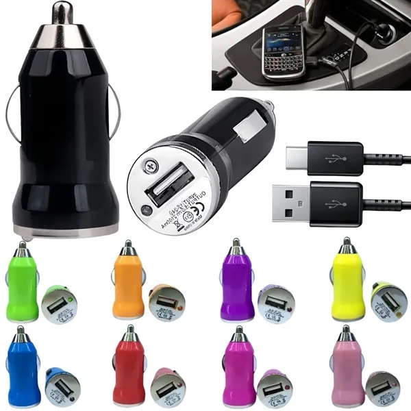 USB Small Car Charger With Flashlight - USB Small Car Charger With Flashlight - Image 0 of 4