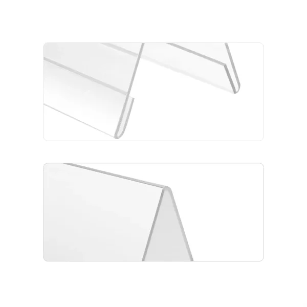 V Shaped Acrylic Desk Name Plate Double Sided - V Shaped Acrylic Desk Name Plate Double Sided - Image 3 of 4