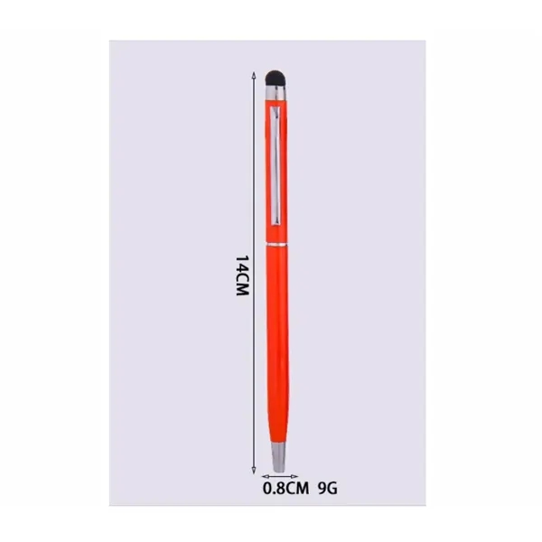 Metal Ballpoint Pen with Touch Screen and Clip - Metal Ballpoint Pen with Touch Screen and Clip - Image 4 of 8