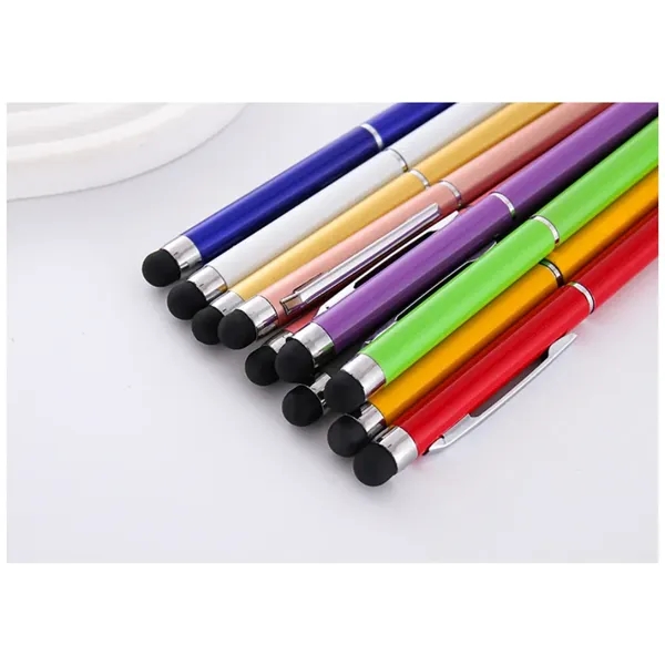 Metal Ballpoint Pen with Touch Screen and Clip - Metal Ballpoint Pen with Touch Screen and Clip - Image 6 of 8