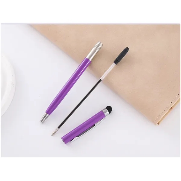 Metal Ballpoint Pen with Touch Screen and Clip - Metal Ballpoint Pen with Touch Screen and Clip - Image 8 of 8