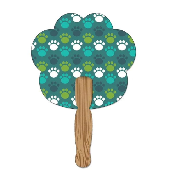 Hand Held Paper Fan - Paw - Hand Held Paper Fan - Paw - Image 3 of 6