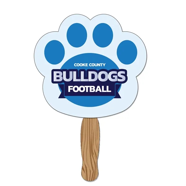 Hand Held Paper Fan - Paw - Hand Held Paper Fan - Paw - Image 5 of 6
