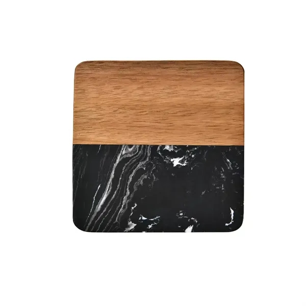 Custom Wood and Ceramic Coaster