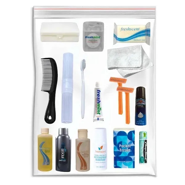 Men's Hygiene Kits - 17 Piece - Men's Hygiene Kits - 17 Piece - Image 0 of 0