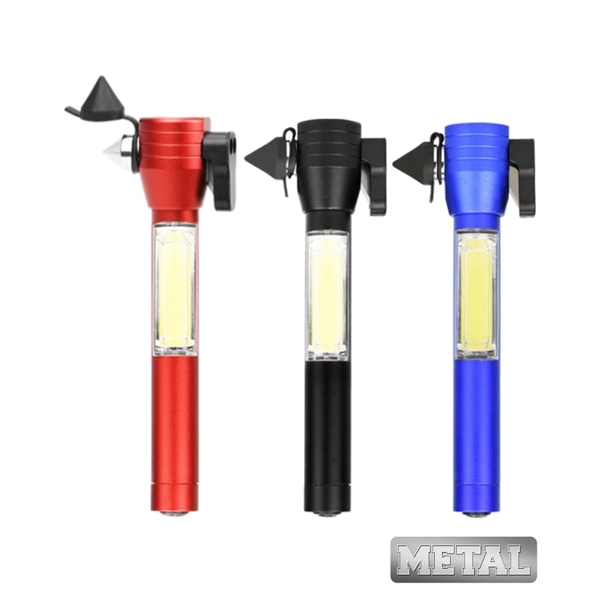 Car Safety Tool w/LED Flashlight, window breaker,belt cutter - Car Safety Tool w/LED Flashlight, window breaker,belt cutter - Image 1 of 1