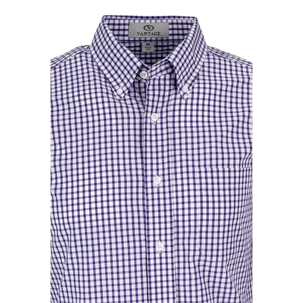 Easy-Care Gingham Check Shirt - Easy-Care Gingham Check Shirt - Image 39 of 48