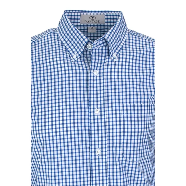 Easy-Care Gingham Check Shirt - Easy-Care Gingham Check Shirt - Image 46 of 48