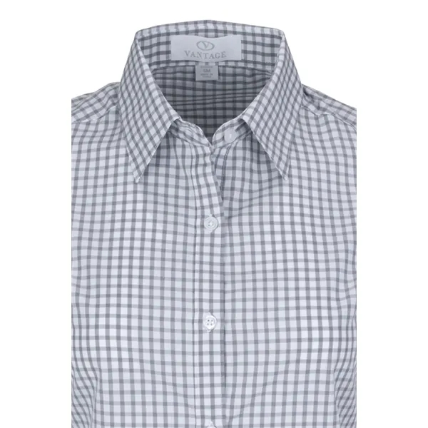 Women's Easy-Care Gingham Check Shirt - Women's Easy-Care Gingham Check Shirt - Image 3 of 34
