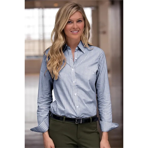 Women's Easy-Care Gingham Check Shirt - Women's Easy-Care Gingham Check Shirt - Image 10 of 34