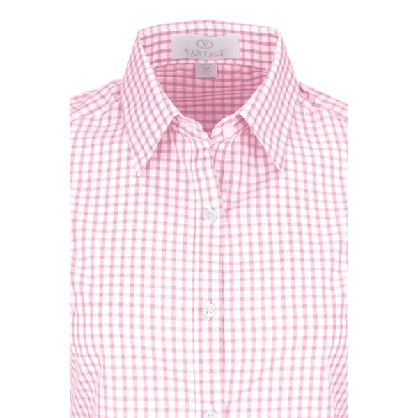 Women's Easy-Care Gingham Check Shirt - Women's Easy-Care Gingham Check Shirt - Image 21 of 34