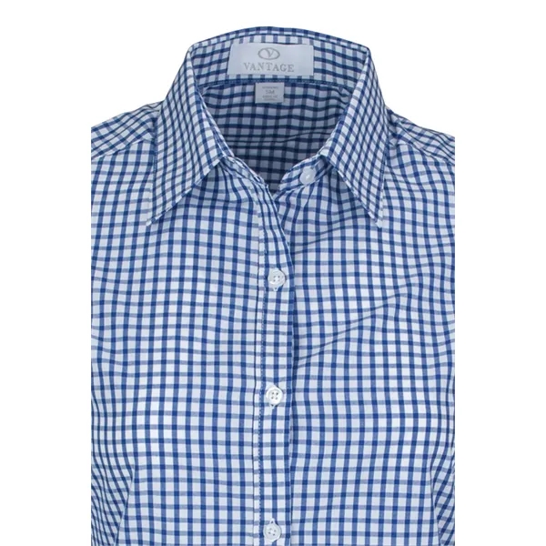 Women's Easy-Care Gingham Check Shirt - Women's Easy-Care Gingham Check Shirt - Image 30 of 34