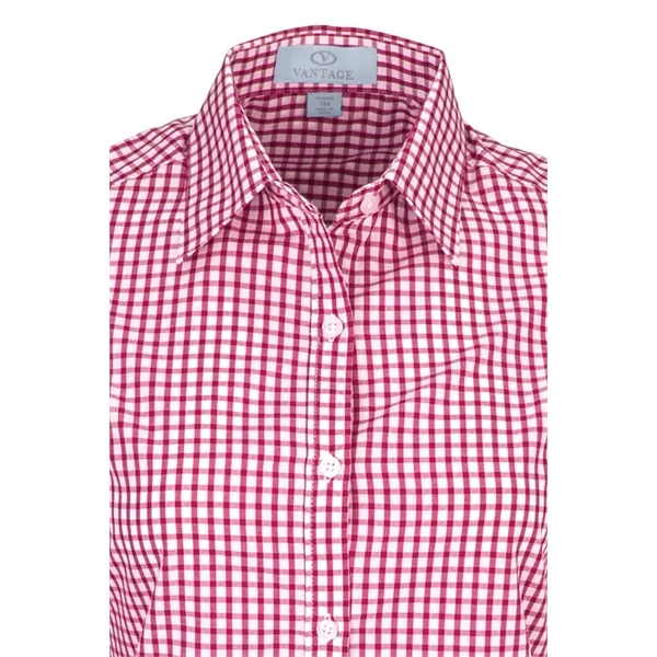 Women's Easy-Care Gingham Check Shirt - Women's Easy-Care Gingham Check Shirt - Image 34 of 34