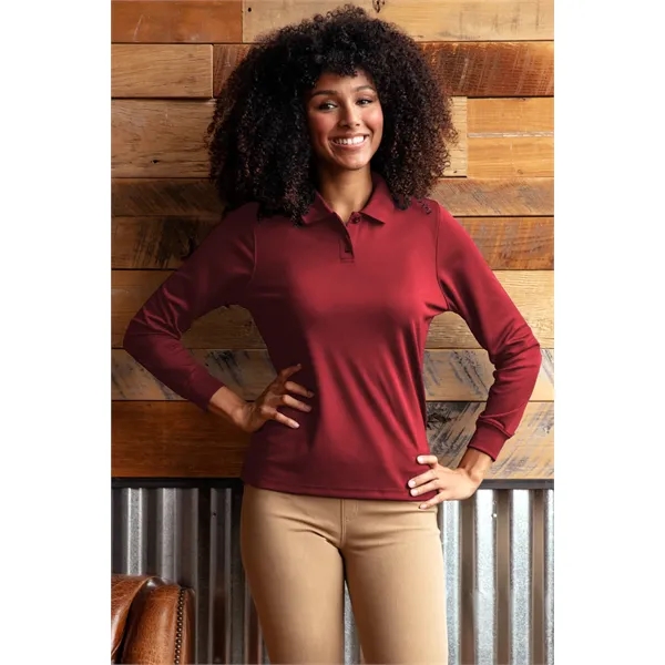 Women's Omega Long Sleeve Solid Mesh Tech Polo - Women's Omega Long Sleeve Solid Mesh Tech Polo - Image 27 of 30