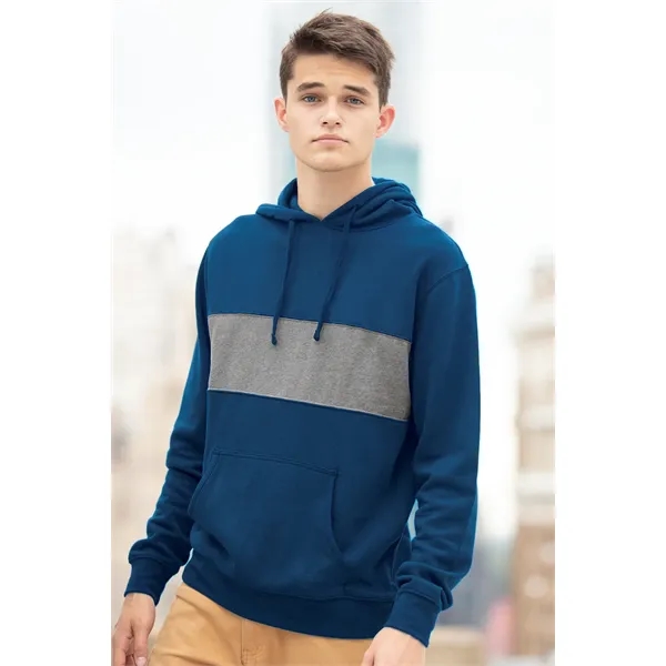 Premium Cotton Blocked Fleece Pullover Hoodie - Premium Cotton Blocked Fleece Pullover Hoodie - Image 22 of 29