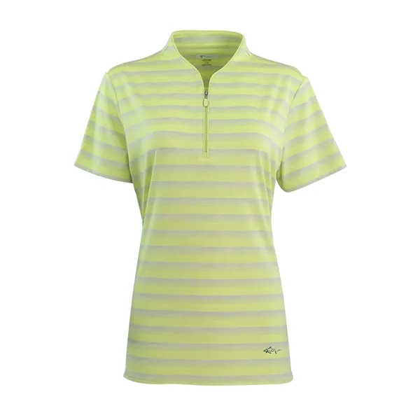 Women's Greg Norman LAB Stripe Polo - Women's Greg Norman LAB Stripe Polo - Image 9 of 22