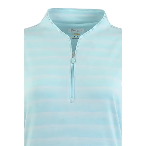 Women's Greg Norman LAB Stripe Polo - Women's Greg Norman LAB Stripe Polo - Image 18 of 22