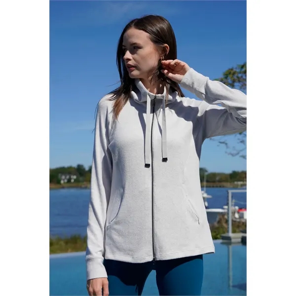 Women's Mock Neck Full Zip Jacket - Women's Mock Neck Full Zip Jacket - Image 17 of 17