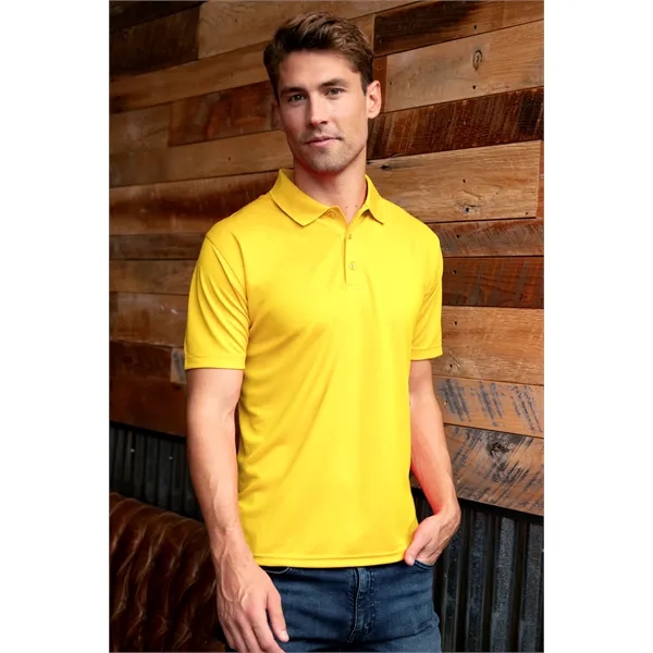 Custom Omega Solid Mesh Tech Polo