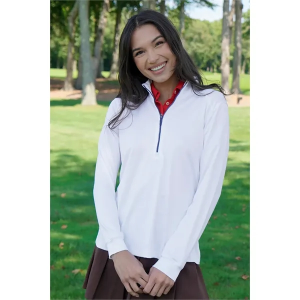 Women's Leaderboard 1/2 Zip - Women's Leaderboard 1/2 Zip - Image 19 of 19