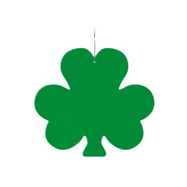 2 1/2" Clip On Shamrock Medallion Badge - 2 1/2" Clip On Shamrock Medallion Badge - Image 3 of 3
