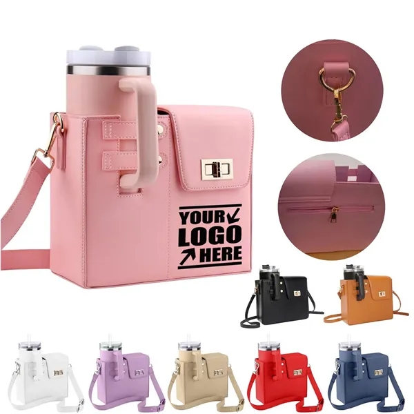 Outdoor Portable Crossbody Water Cup Storage Bag - Outdoor Portable Crossbody Water Cup Storage Bag - Image 0 of 4