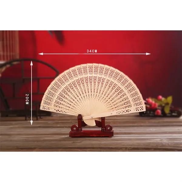 Personalized Customized Wooden Fan,Sandalwood Hand Fan - Personalized Customized Wooden Fan,Sandalwood Hand Fan - Image 1 of 4