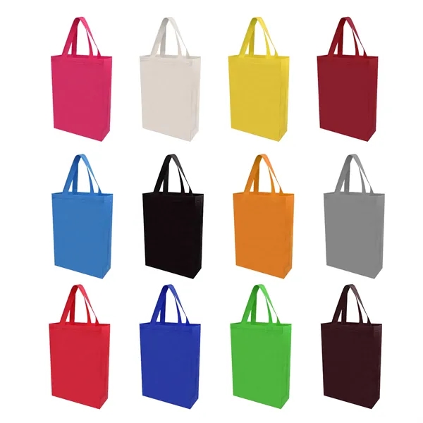 75GSM Non Woven Reusable Grocery Shopping Tote Bag W/ Gusset - 75GSM Non Woven Reusable Grocery Shopping Tote Bag W/ Gusset - Image 2 of 4