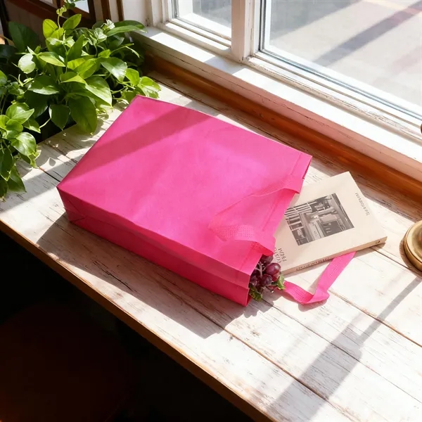 75GSM Non Woven Reusable Grocery Shopping Tote Bag W/ Gusset - 75GSM Non Woven Reusable Grocery Shopping Tote Bag W/ Gusset - Image 4 of 4