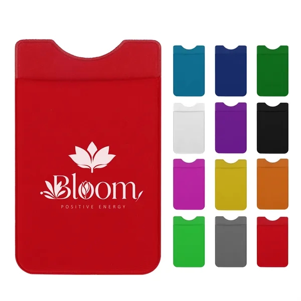 Adhesive Cell Phone Wallet Card Holder Various Colors - Adhesive Cell Phone Wallet Card Holder Various Colors - Image 0 of 3