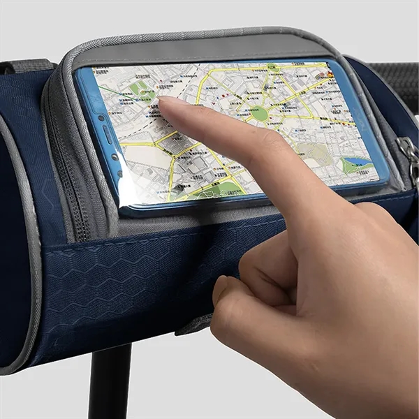 Lightweight Waterproof Bicycle Front Bag Touch screen Pocket - Lightweight Waterproof Bicycle Front Bag Touch screen Pocket - Image 2 of 4
