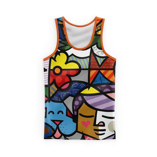 Custom all over and fully dye sublimated Women's Tank top
