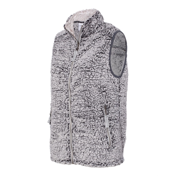 J. America Women's Epic Sherpa Full-Zip Vest - J. America Women's Epic Sherpa Full-Zip Vest - Image 3 of 6