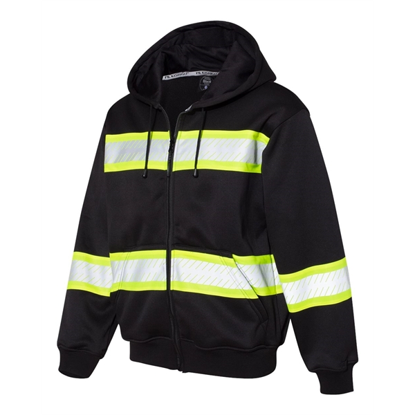 Kishigo EV Series® Enhanced Visibility Full-Zip Hooded Sw... - Kishigo EV Series® Enhanced Visibility Full-Zip Hooded Sw... - Image 3 of 7