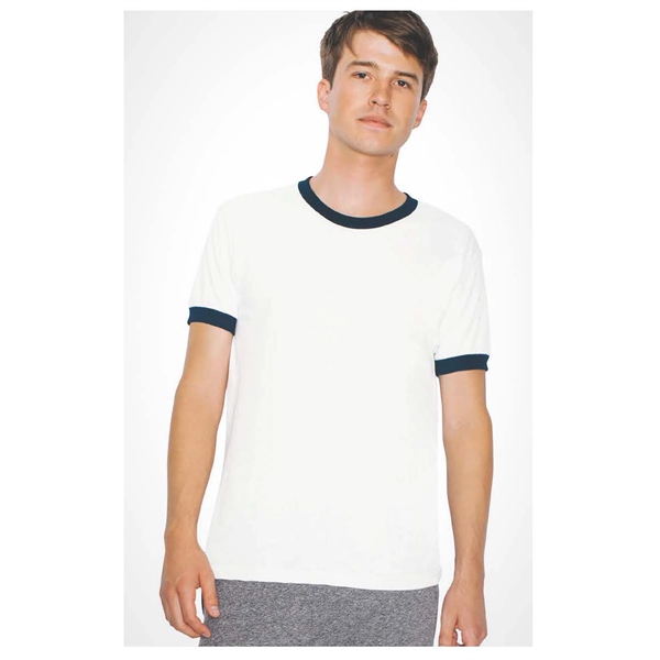 American Apparel™ Poly-Cotton Short Sleeve Ringer Tee