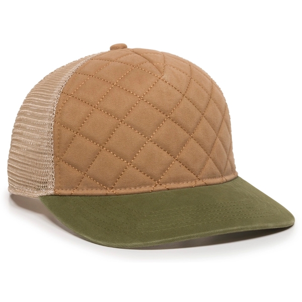 Vintage Mesh-Back Hat - Coffee/Toffee