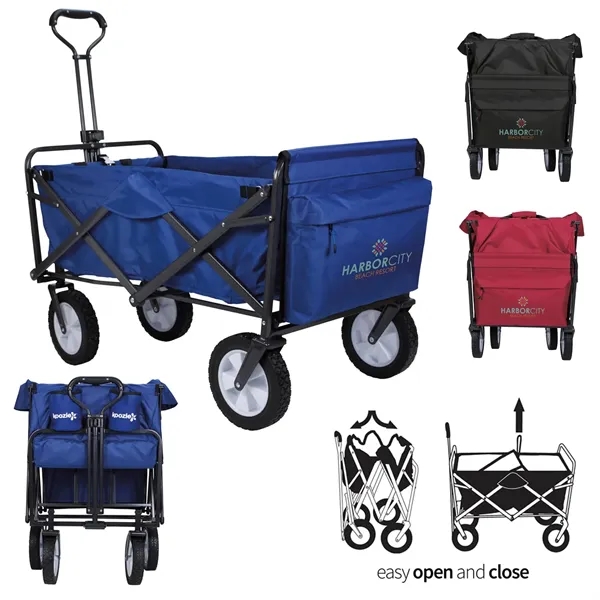 Koozie® Collapsible Folding Wagon - Koozie® Collapsible Folding Wagon - Image 0 of 18