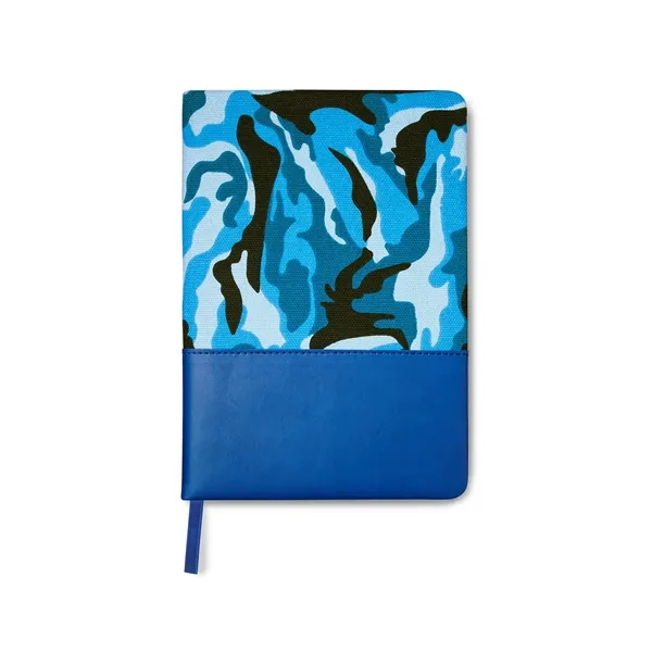 Hardcover Camo Canvas Journal Notebook 5.78" X 8.35" - Hardcover Camo Canvas Journal Notebook 5.78" X 8.35" - Image 2 of 3
