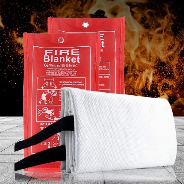 Fiberglass Emergency Fire Blanket - Fiberglass Emergency Fire Blanket - Image 0 of 2