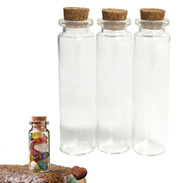Transparent Glass Wishing With Cork Drift Bottles - Transparent Glass Wishing With Cork Drift Bottles - Image 0 of 4