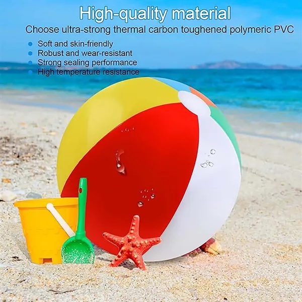Beach Ball for Swimming Pool Inflatable Fun Party - Beach Ball for Swimming Pool Inflatable Fun Party - Image 2 of 4