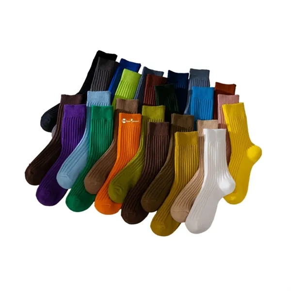 Cute Cotton Crew Socks - Cute Cotton Crew Socks - Image 0 of 6